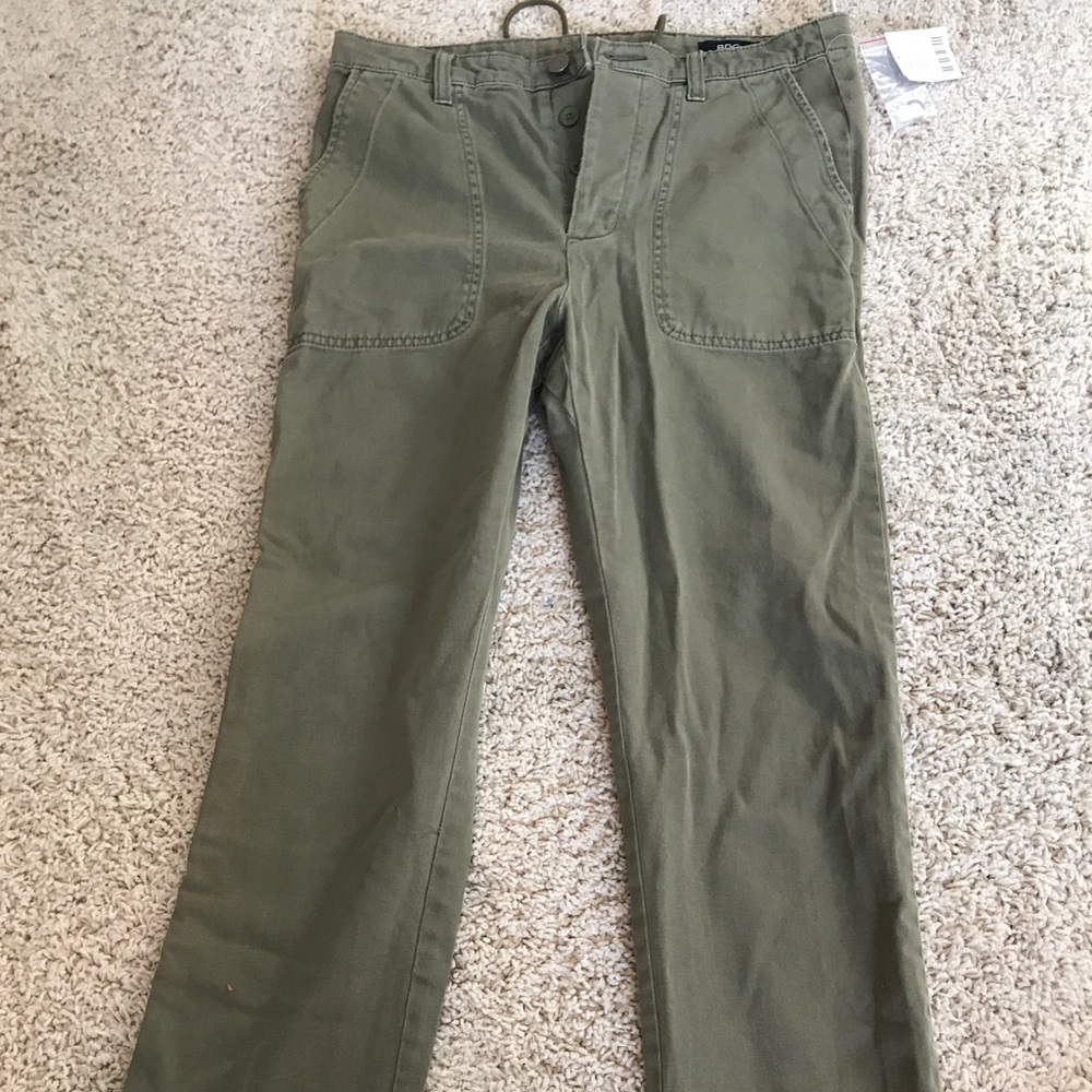 Army green cargo pants from Urban Outfitters